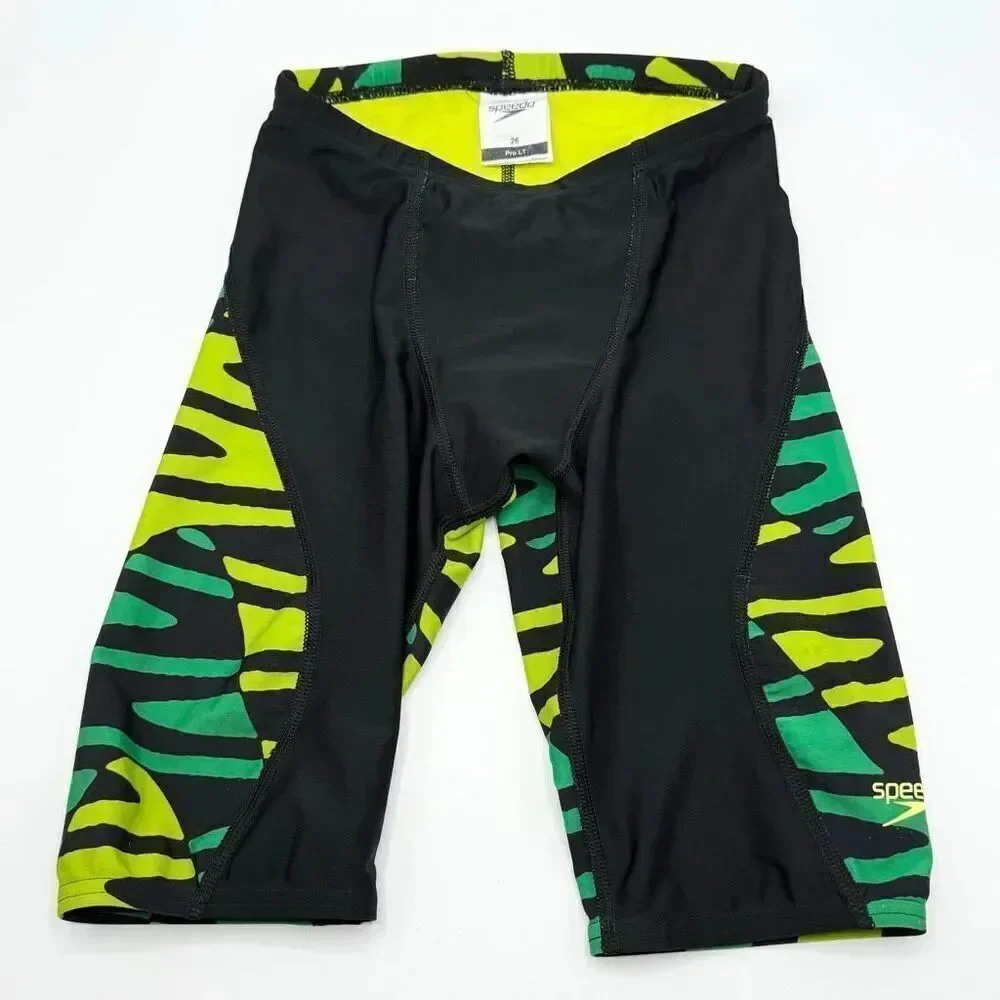 Speedo Disco Boom Splice Jammer - Size 26 / 9” Inseam - Drawcord Swim Bottoms